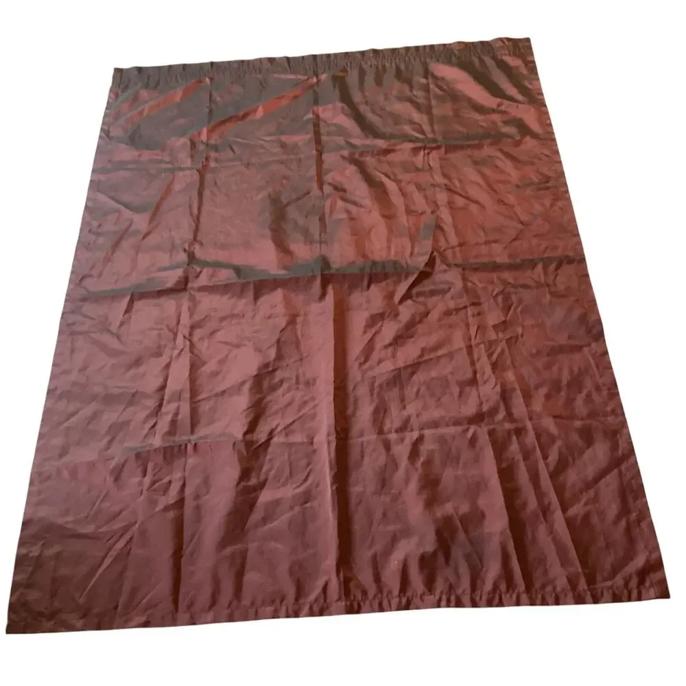 Faux Taffeta Curtain Panel